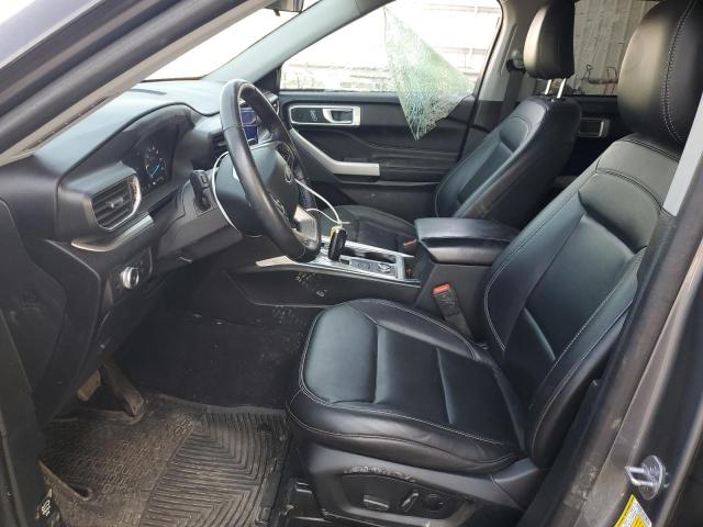 1FMSK8DH0NGB52467 - 2022 FORD EXPLORER XLT GRAY photo 7