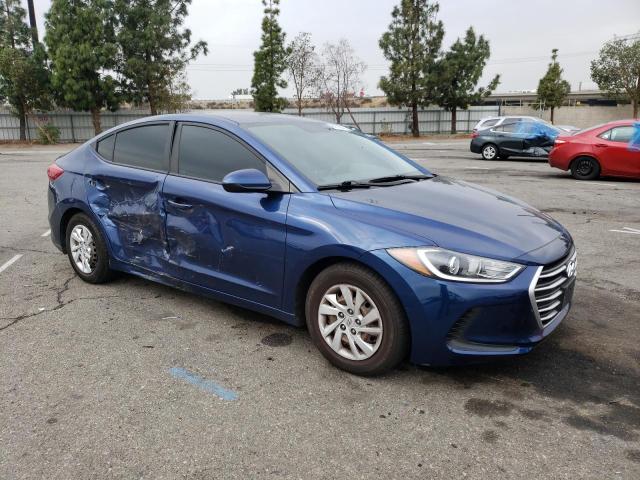 5NPD74LF3HH188970 - 2017 HYUNDAI ELANTRA SE BLUE photo 4