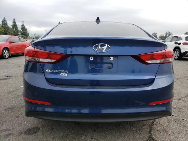 5NPD74LF3HH188970 - 2017 HYUNDAI ELANTRA SE BLUE photo 6