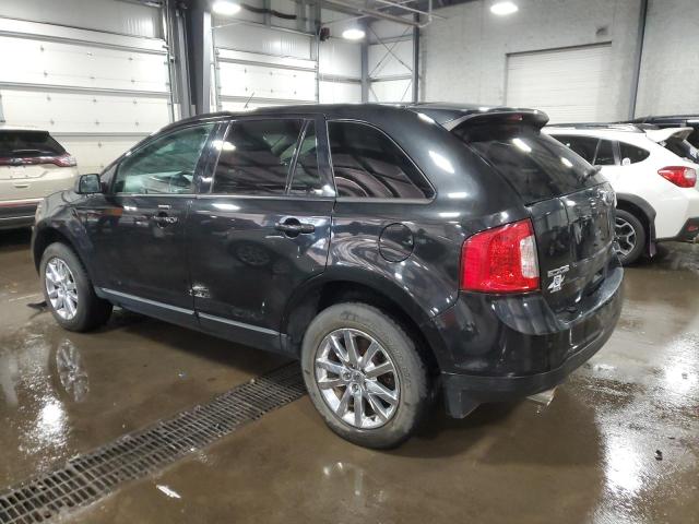 2FMDK4JC9DBC10253 - 2013 FORD EDGE SEL BLACK photo 2