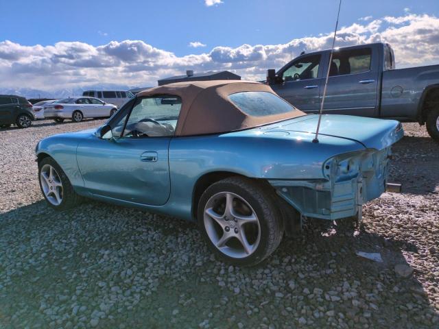 JM1NB353110202528 - 2001 MAZDA MX-5 MIATA BASE TEAL photo 2