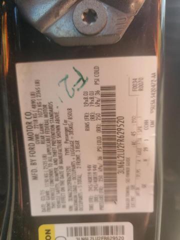 3LN6L2LU2FR629520 - 2015 LINCOLN MKZ HYBRID أسود صورة 12