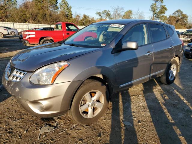 JN8AS5MV3DW663118 - 2013 NISSAN ROGUE S GRAY photo 1