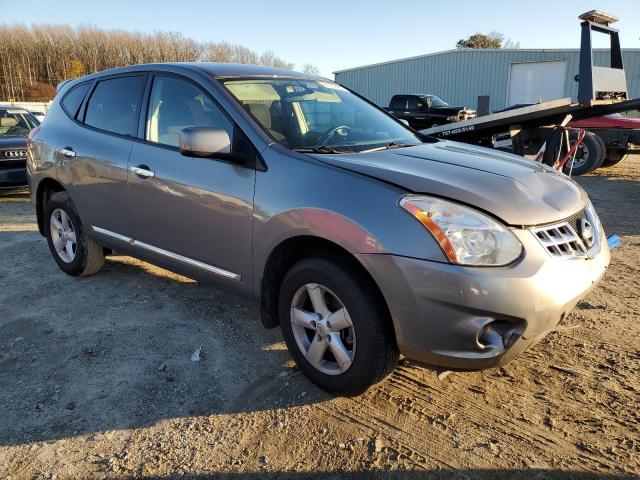 JN8AS5MV3DW663118 - 2013 NISSAN ROGUE S GRAY photo 4