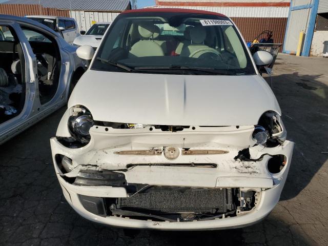 3C3CFFDRXDT523126 - 2013 FIAT 500 POP WHITE photo 5