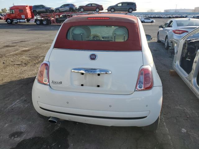 3C3CFFDRXDT523126 - 2013 FIAT 500 POP WHITE photo 6