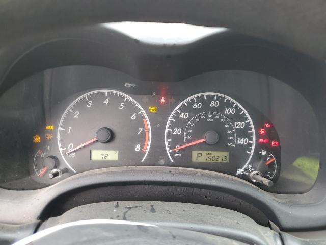 5YFBU4EE1CP048044 - 2012 TOYOTA COROLLA BASE SILVER photo 9