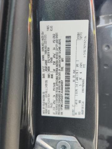 1FMCU0GD7JUA60597 - 2018 FORD ESCAPE SE GRAY photo 12