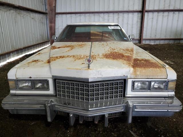 6D47S6Q273163 - 1976 CADILLAC COUPE DEVI WHITE photo 5