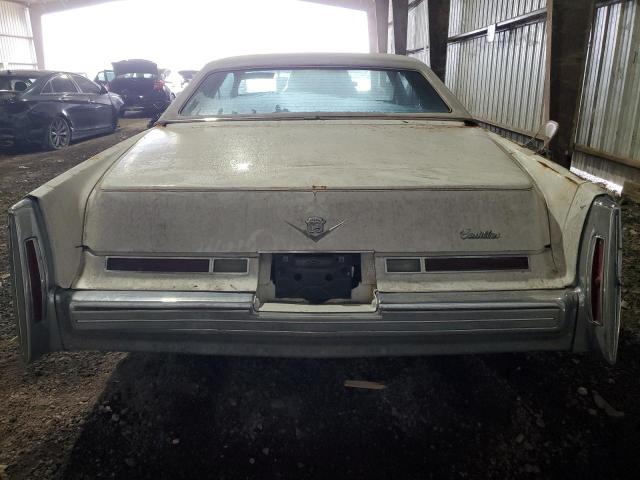 6D47S6Q273163 - 1976 CADILLAC COUPE DEVI WHITE photo 6