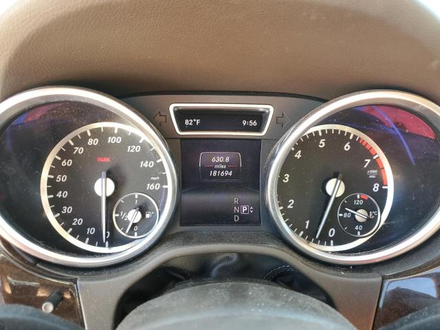 4JGDA5HB4FA459872 - 2015 MERCEDES-BENZ ML 350 4MATIC WHITE photo 9