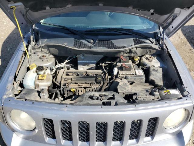 1C4NJPBA1ED870504 - 2014 JEEP PATRIOT SPORT SILVER photo 12