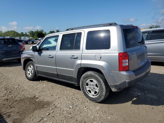 1C4NJPBA1ED870504 - 2014 JEEP PATRIOT SPORT SILVER photo 2