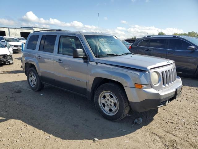 1C4NJPBA1ED870504 - 2014 JEEP PATRIOT SPORT SILVER photo 4