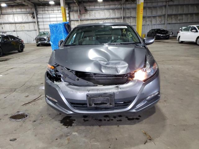 JHMZE2H71BS011052 - 2011 HONDA INSIGHT EX GRAY photo 5