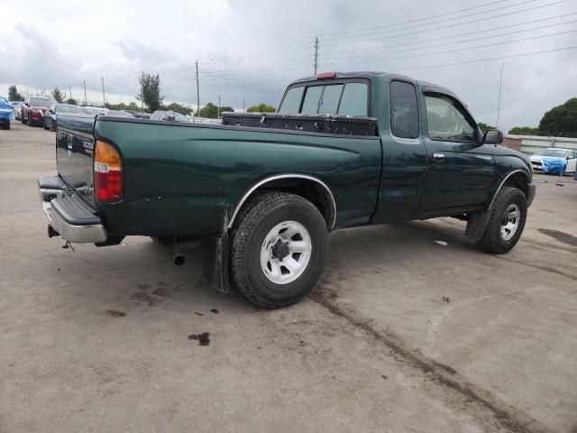 4TASM92NXXZ402250 - 1999 TOYOTA TACOMA XTRACAB PRERUNNER Grün Foto 3