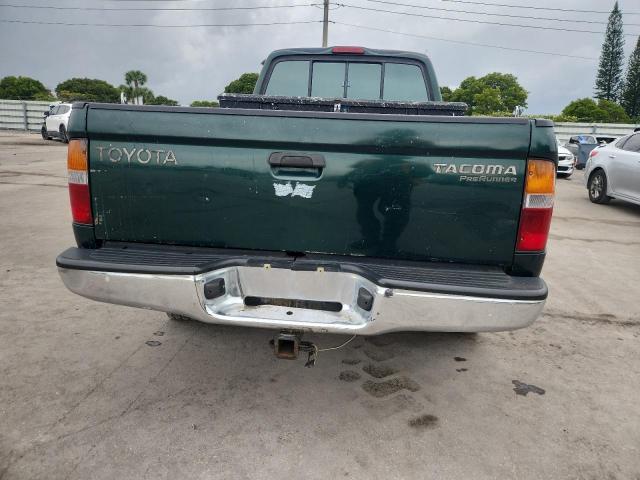 4TASM92NXXZ402250 - 1999 TOYOTA TACOMA XTRACAB PRERUNNER Grün Foto 6