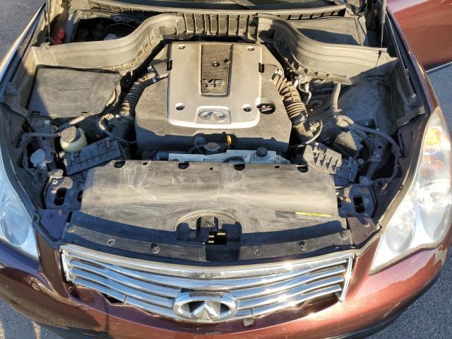 JN1AJ0HR6BM851075 - 2011 INFINITI EX35 BASE Բորդո լուսանկար 11
