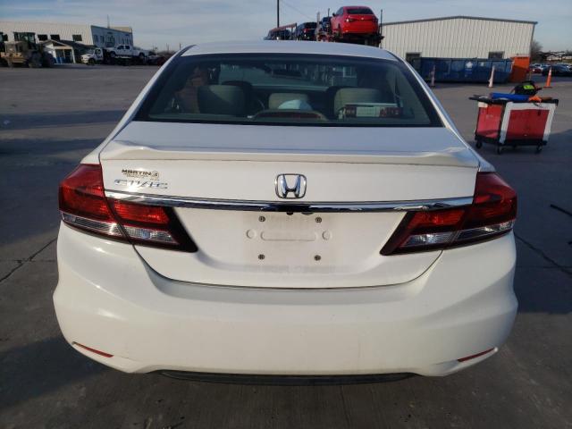 19XFB2F8XDE251117 - 2013 HONDA CIVIC EX WHITE photo 6