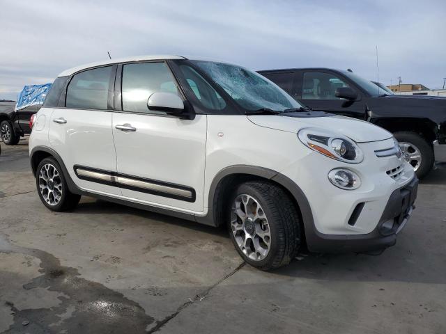 ZFBCFADH6EZ016338 - 2014 FIAT 500L TREKKING WHITE photo 4