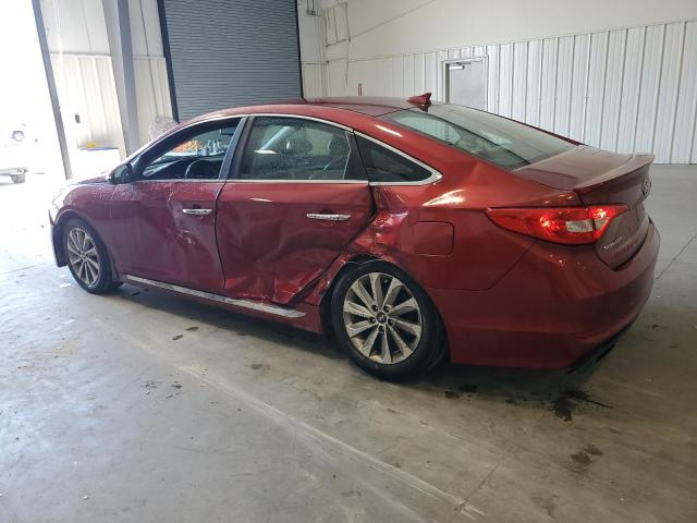 5NPE34AF3GH319719 - 2016 HYUNDAI SONATA SPORT RED photo 2