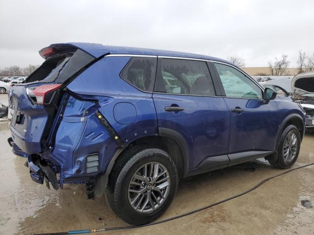 5N1AT3AB2MC802580 - 2021 NISSAN ROGUE S BLUE photo 3