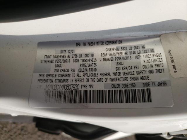 JM3TCBCYXN0607930 - 2022 MAZDA CX-9 TOURING 白色 照片 13