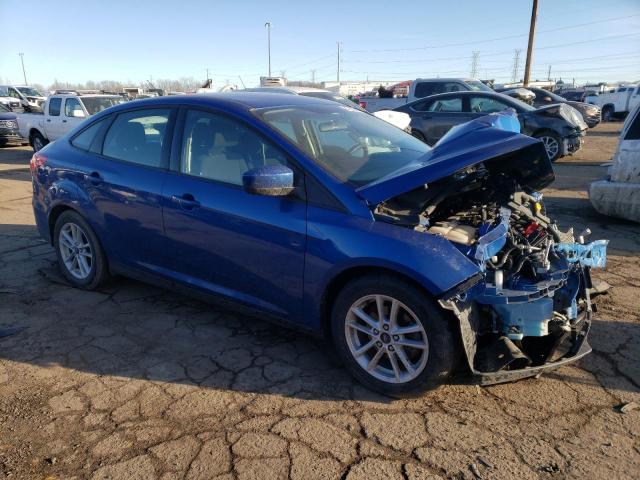 1FADP3F20JL216105 - 2018 FORD FOCUS SE BLUE photo 4