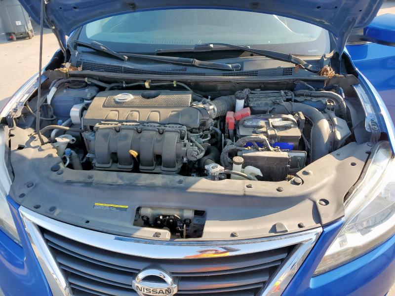 3N1AB7AP0DL657962 - 2013 NISSAN SENTRA S BLUE photo 11