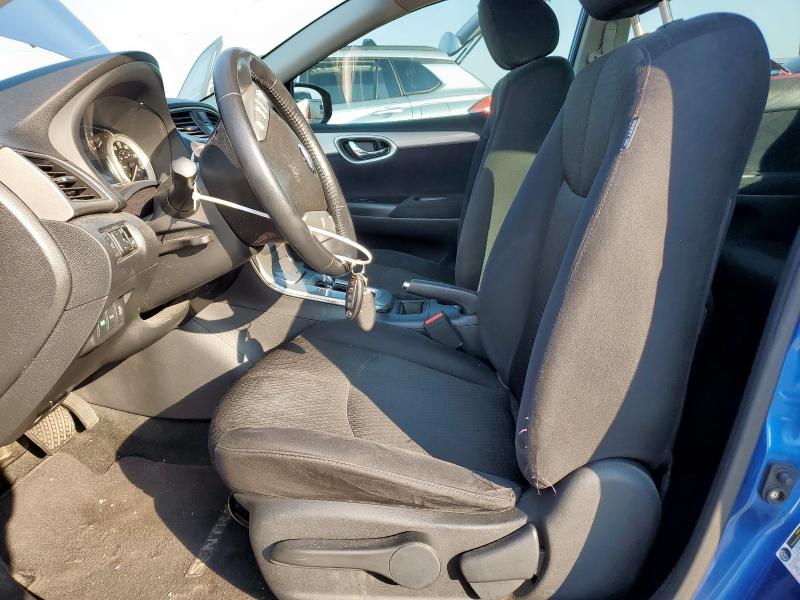 3N1AB7AP0DL657962 - 2013 NISSAN SENTRA S BLUE photo 7