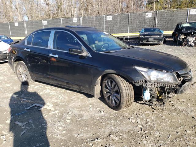 1HGCP2F84BA001474 - 2011 HONDA ACCORD EXL BLACK photo 4