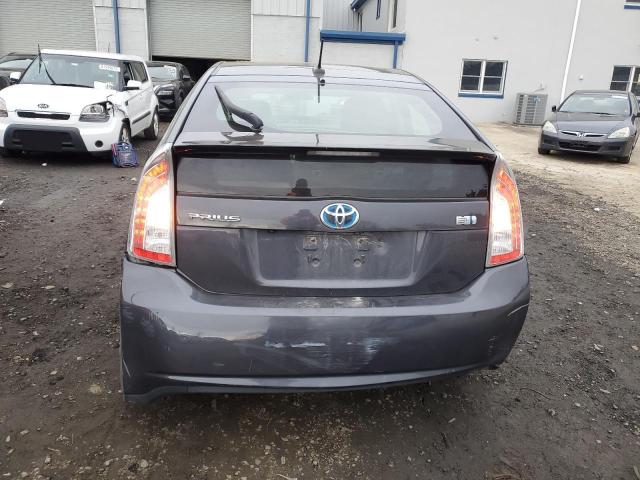 JTDKN3DU5E1749516 - 2014 TOYOTA PRIUS CHARCOAL photo 6