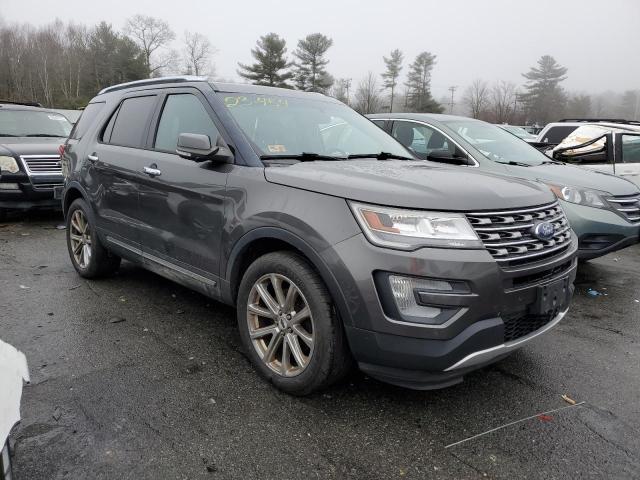 1FM5K7F89GGA99212 - 2016 FORD EXPLORER LIMITED GRAY photo 4