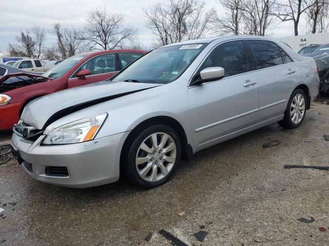 1HGCM66846A075175 - 2006 HONDA ACCORD EX SILVER photo 1