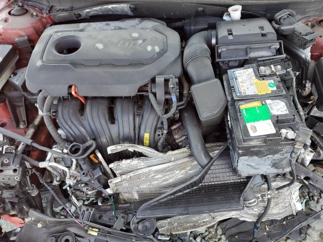 5NPE24AF1JH617468 - 2018 HYUNDAI SONATA SE أحمر صورة 11