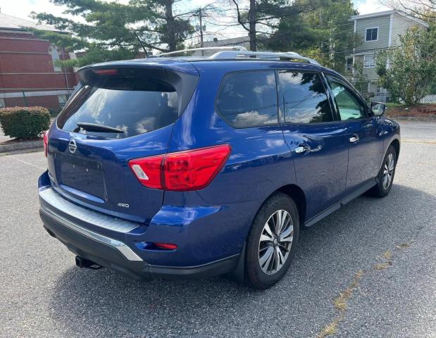 5N1DR2MM8HC640588 - 2017 NISSAN PATHFINDER S BLUE photo 4
