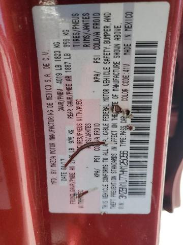 3MZBN1U77HM125056 - 2017 MAZDA 3 SPORT 红色 照片 12