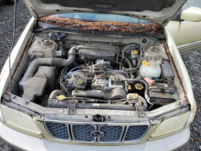 JF1SF65571G727620 - 2001 SUBARU FORESTER S ბეჟი ფოტო 11