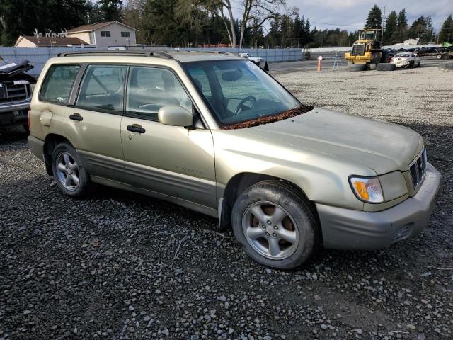 JF1SF65571G727620 - 2001 SUBARU FORESTER S ბეჟი ფოტო 4