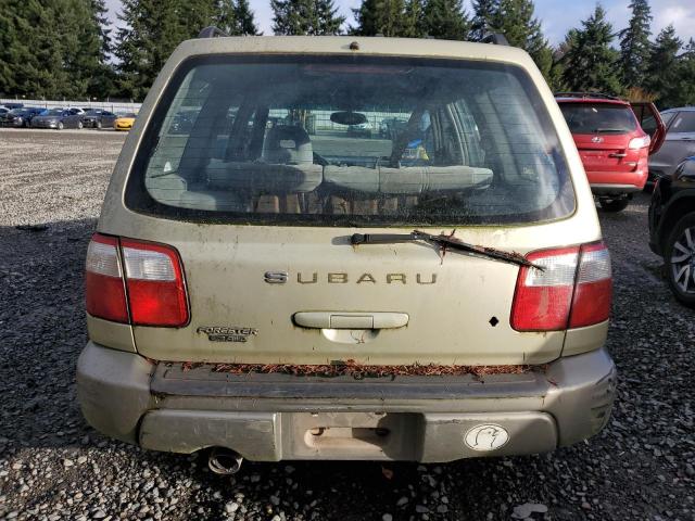 JF1SF65571G727620 - 2001 SUBARU FORESTER S ბეჟი ფოტო 6