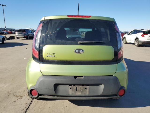 KNDJN2A21E7739300 - 2014 KIA SOUL GREEN photo 6