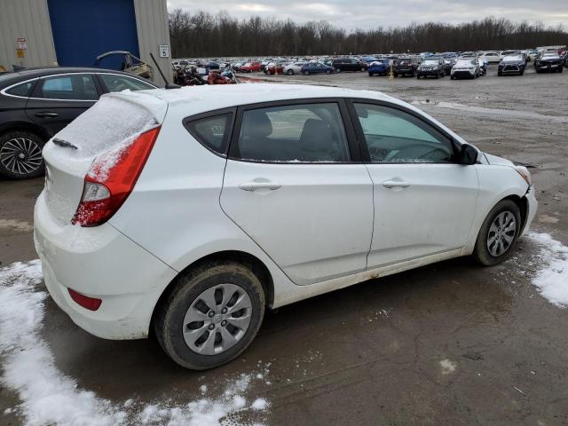 KMHCT5AE3HU325527 - 2017 HYUNDAI ACCENT SE WHITE photo 3