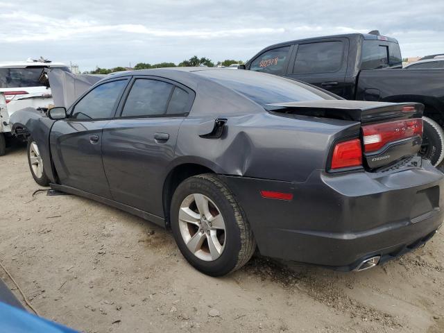 2C3CDXBG8EH131527 - 2014 DODGE CHARGER SE GRAY photo 2