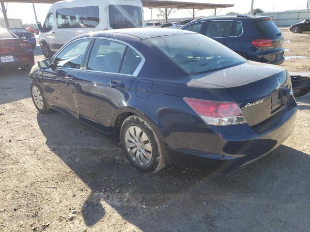 1HGCP2F30AA147471 - 2010 HONDA ACCORD LX BLUE photo 2