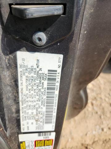 5TETU4GN2AZ735431 - 2010 TOYOTA TACOMA PRERUNNER ACCESS CAB WHITE photo 12