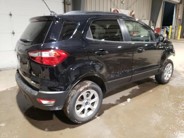 MAJ6S3GL5NC458487 - 2022 FORD ECOSPORT SE BLACK photo 3