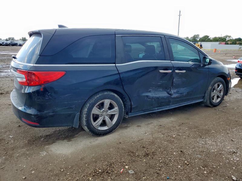 5FNRL6H73KB026602 - 2019 HONDA ODYSSEY EXL BLACK photo 3