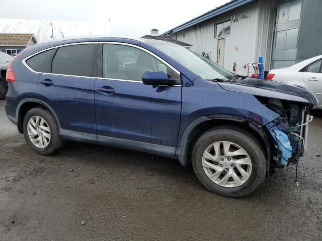 2HKRM4H76FH656039 - 2015 HONDA CR-V EXL BLUE photo 4