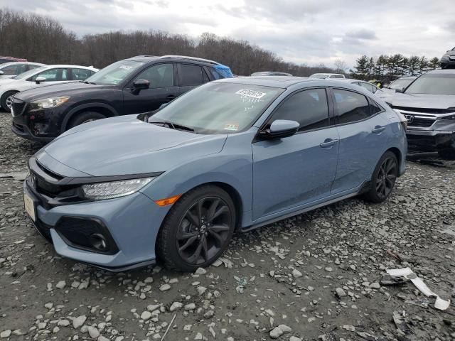 SHHFK7H90HU417484 - 2017 HONDA CIVIC SPORT TOURING BLUE photo 1