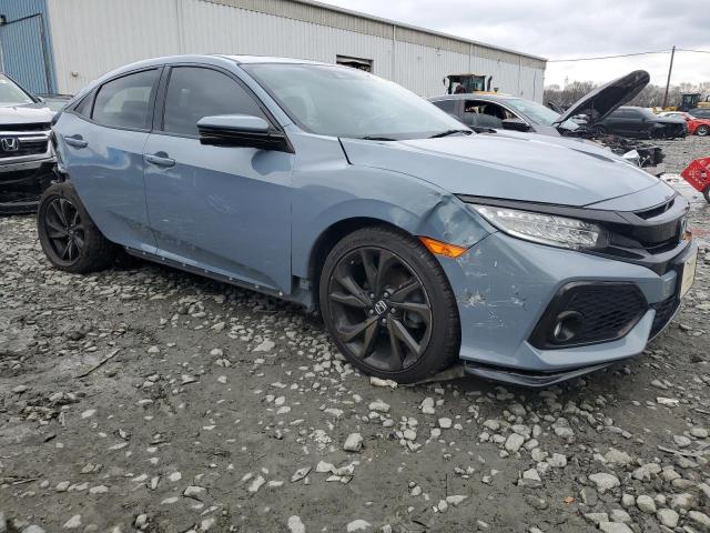 SHHFK7H90HU417484 - 2017 HONDA CIVIC SPORT TOURING BLUE photo 4